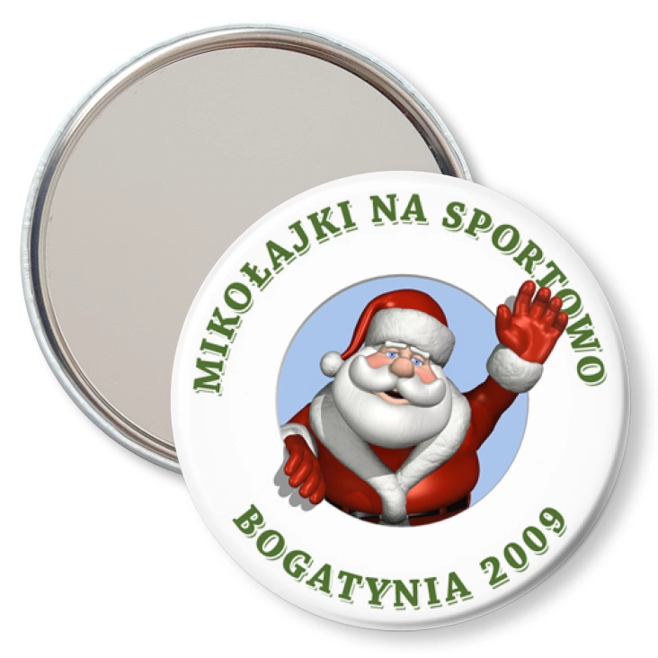 przypinka lusterko Mikołajki Bogatynia E