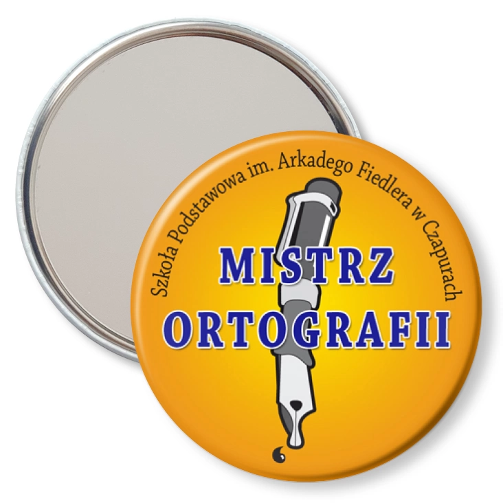 przypinka lusterko Mistrz ortografii B