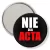Przypinka lusterko Nie dla ACTA