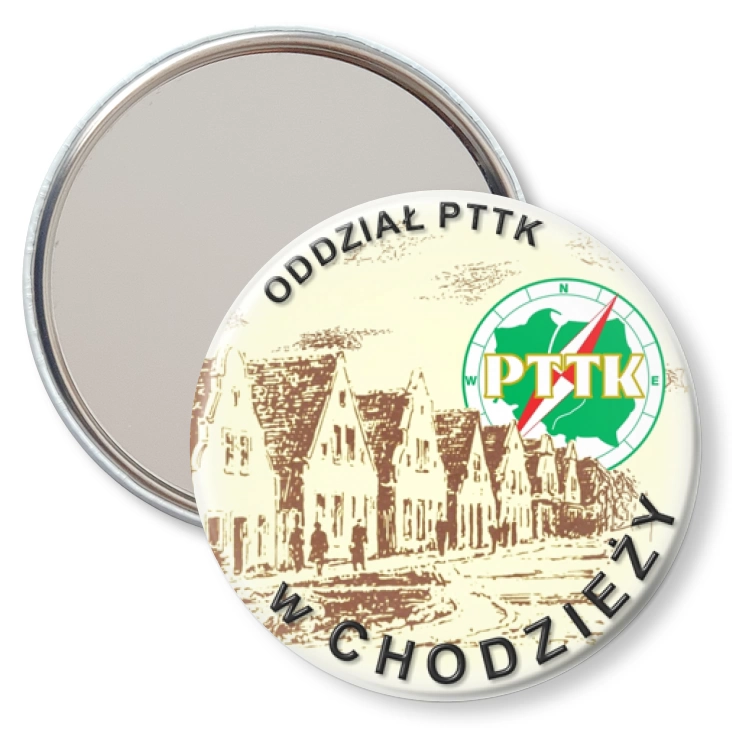 przypinka lusterko Oddział PTTK w Chodzieży