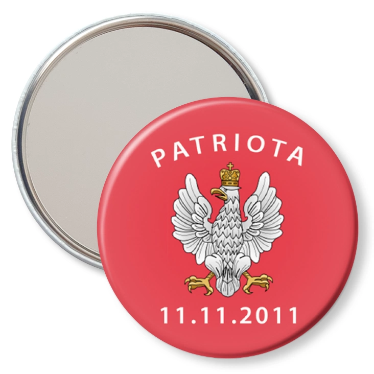 przypinka lusterko Patriota