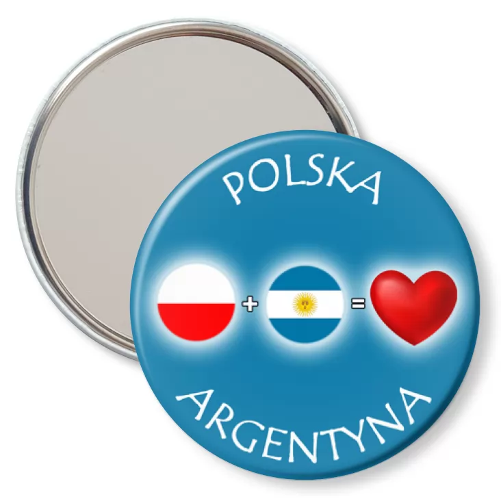przypinka lusterko Polska Argentyna
