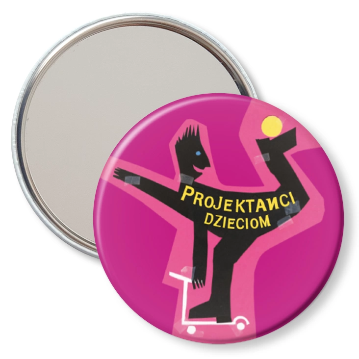przypinka lusterko Projektanci dzieciom A