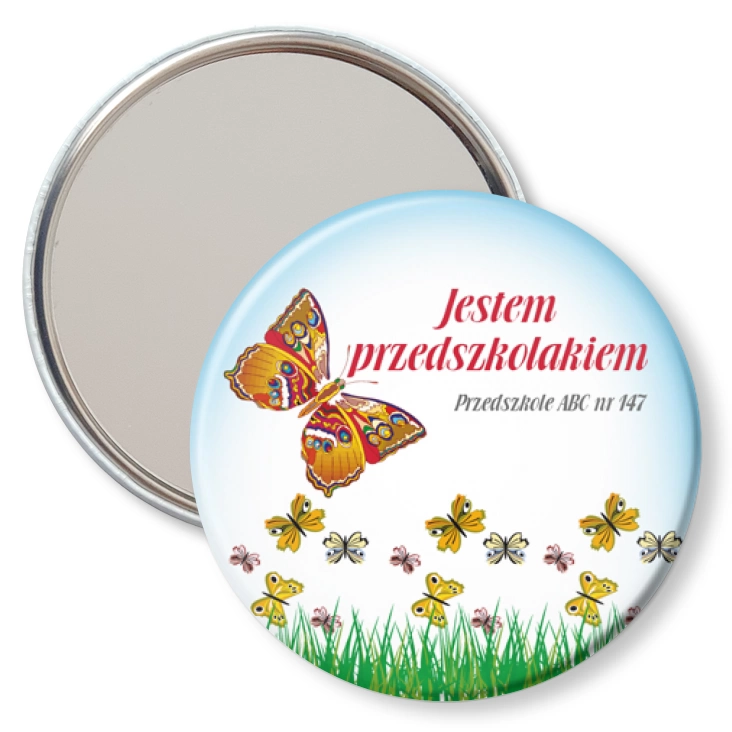 przypinka lusterko Przedszkole ABC nr 147