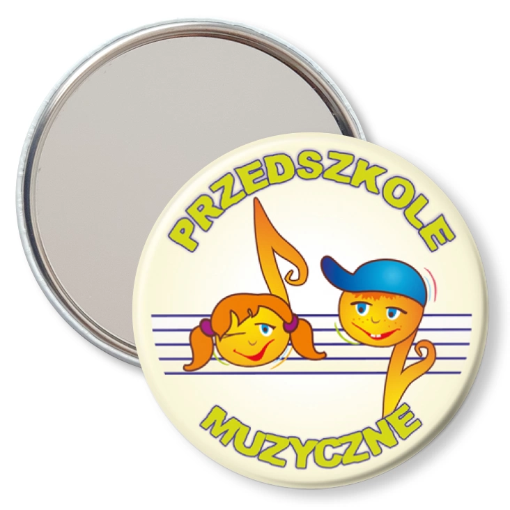 przypinka lusterko Przedszkole Muzyczne