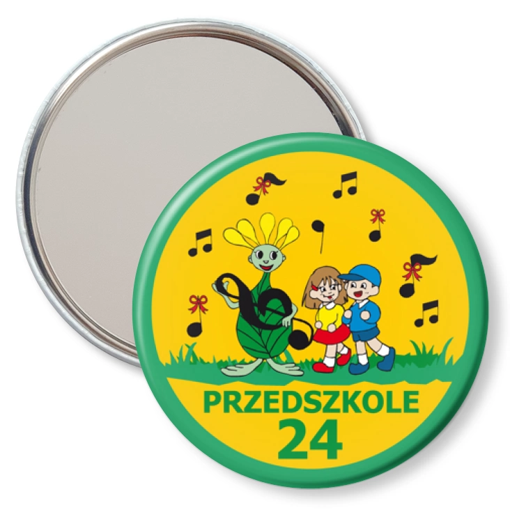 przypinka lusterko Przedszkole nr 24 w Poznaniu