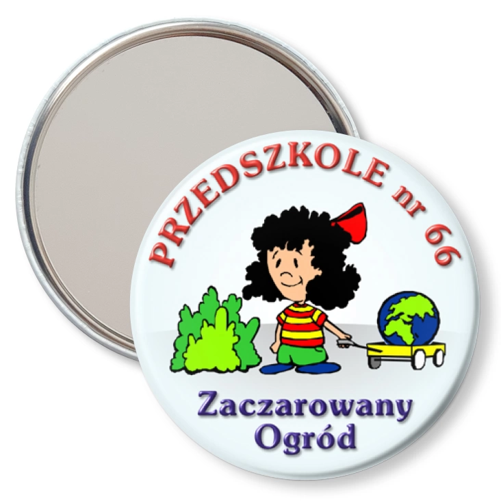 przypinka lusterko Przedszkole nr 66