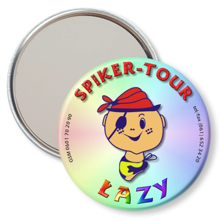 przypinka lusterko Spiker-Tour Łazy