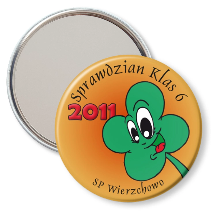 przypinka lusterko Sprawdzian klas 6