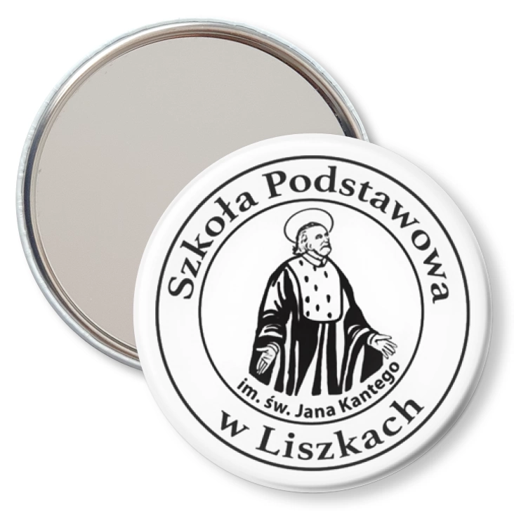 przypinka lusterko Szkoła Podstawowa w Liszkach
