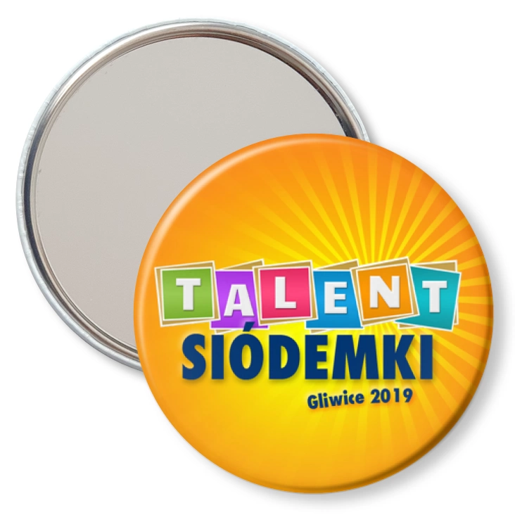 przypinka lusterko Talent siódemki