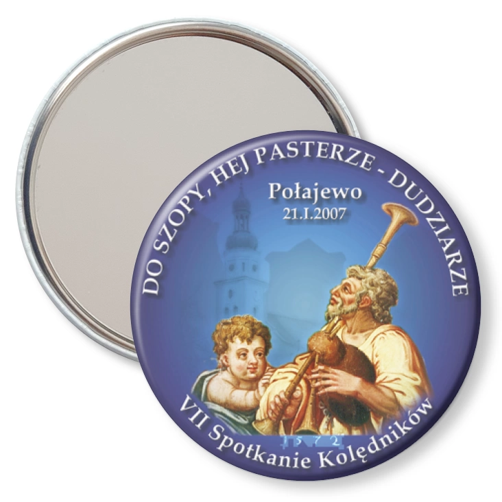 przypinka lusterko VII Spotkanie Kolędników