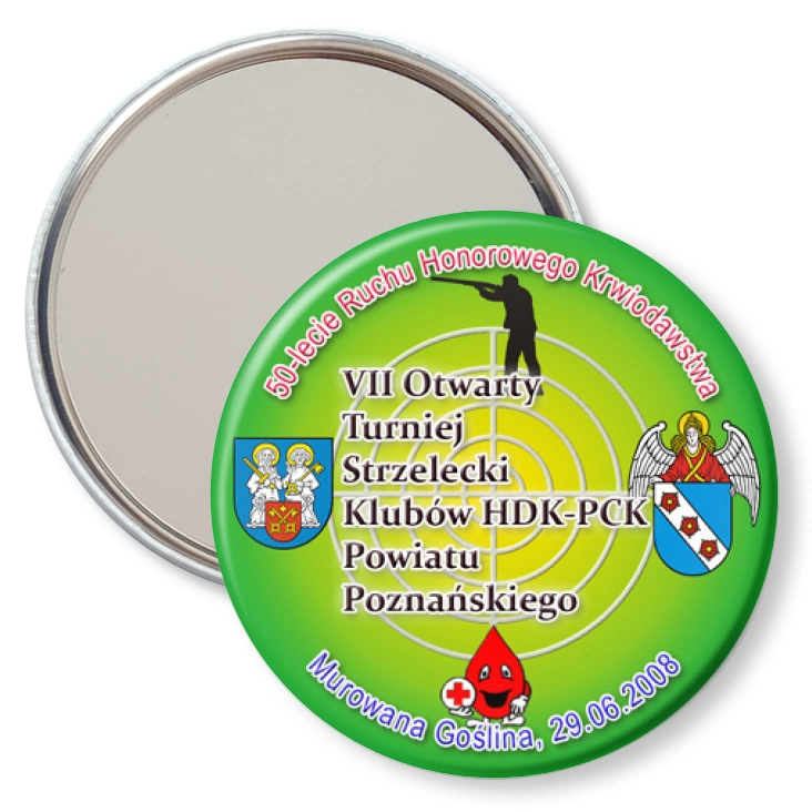 przypinka lusterko VII Turniej Strzelecki HDK-PCK