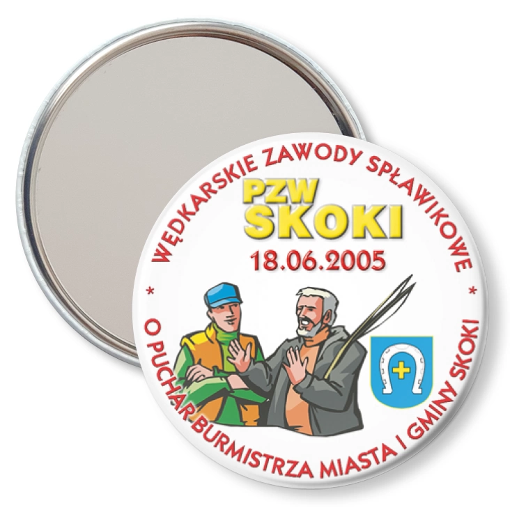 przypinka lusterko Wędkarskie Zawody Spławikowe 2005