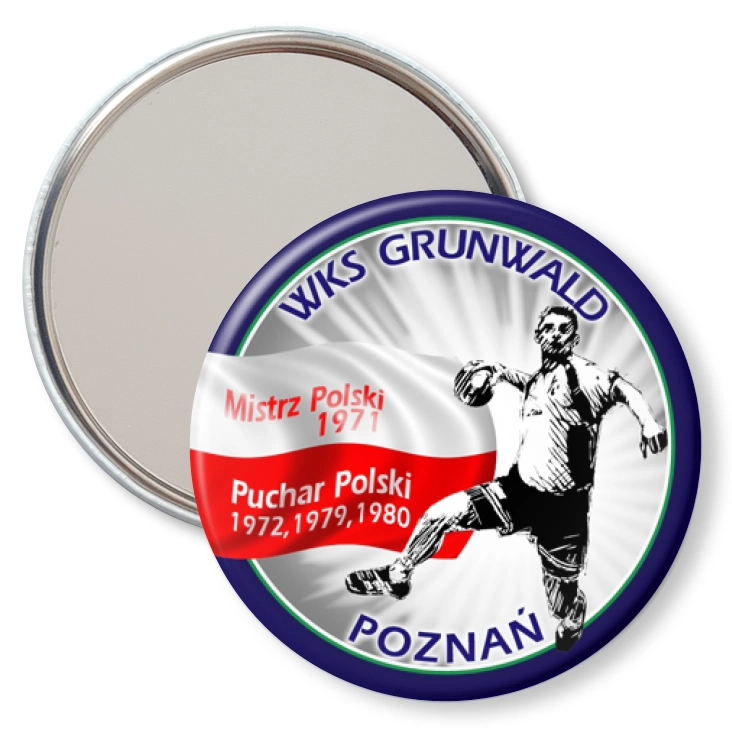 przypinka lusterko WKS Grunwald Poznań