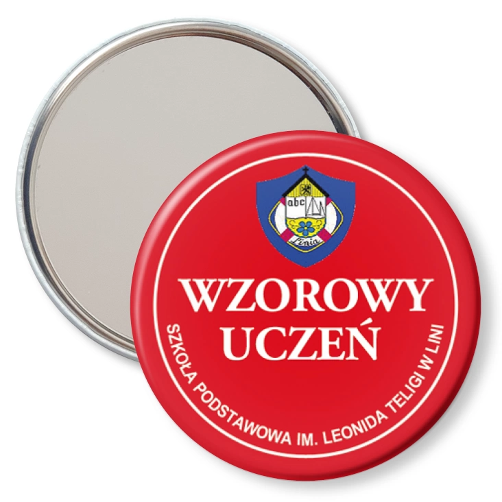 przypinka lusterko Wzorowy Uczeń