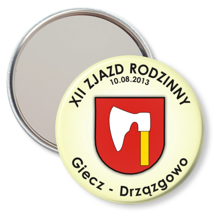 przypinka lusterko XII Zjazd Rodzinny