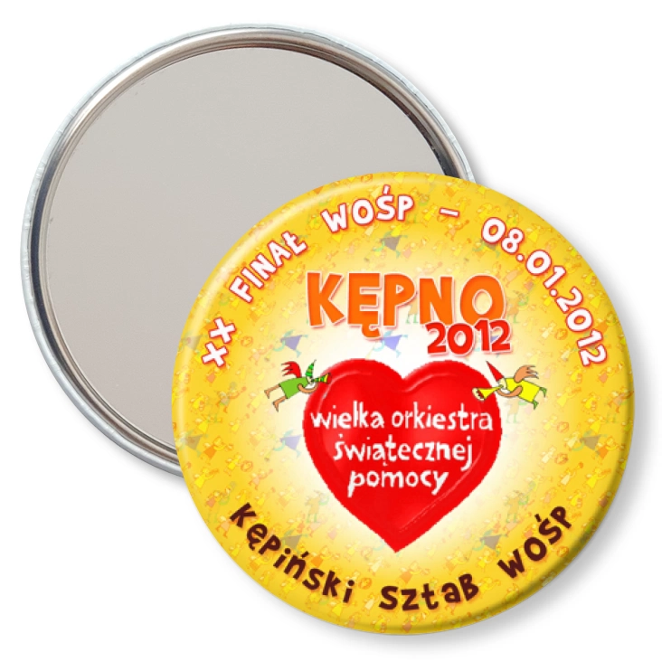 przypinka lusterko XX Finał WOŚP - Kępno 2012