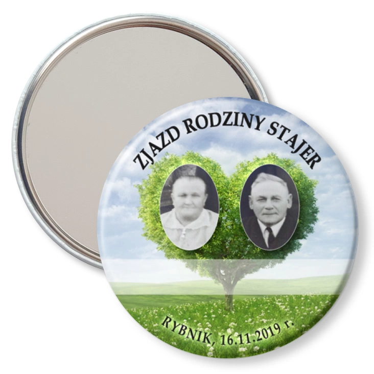 przypinka lusterko Zjazd rodziny Stajer