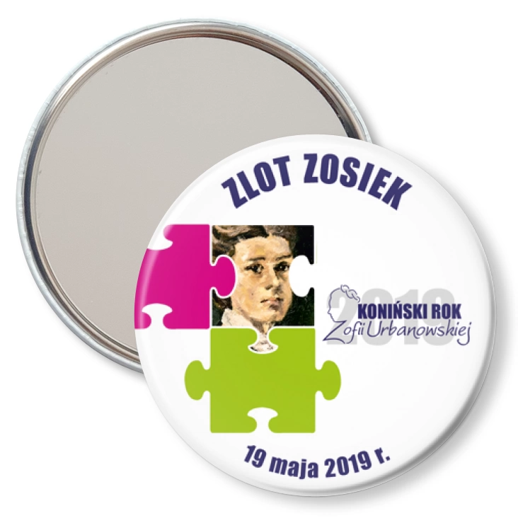 przypinka lusterko Zlot Zosiek 2019