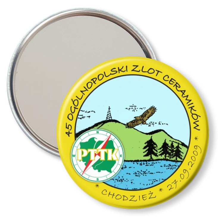 przypinka lusterko 45 Ogólnopolski Zlot Ceramików