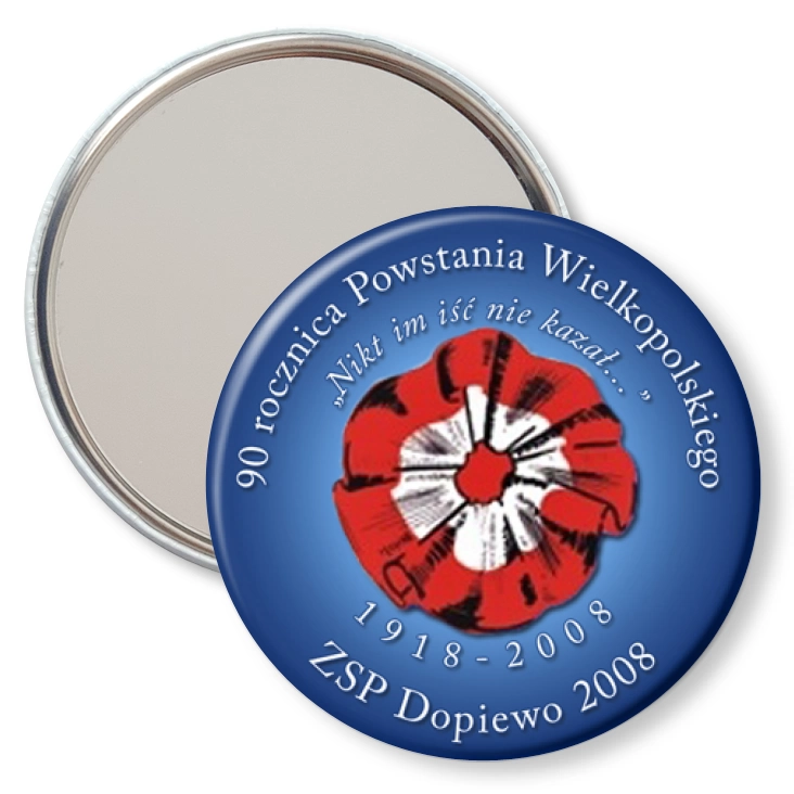 przypinka lusterko 90 rocznica Powstania Wielkopolskiego