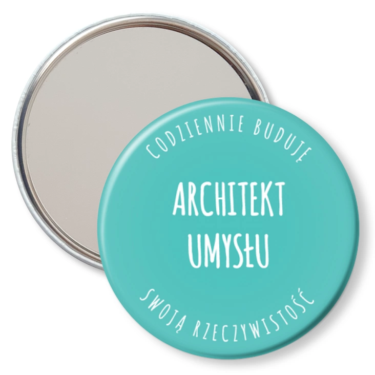 przypinka lusterko Architekt umysłu