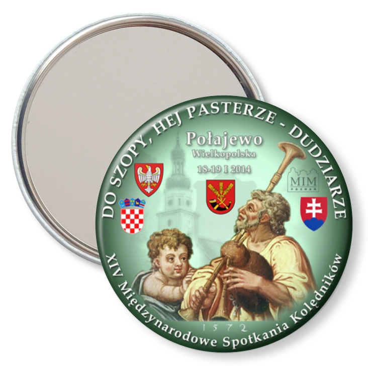 przypinka lusterko Dudziarze 2014