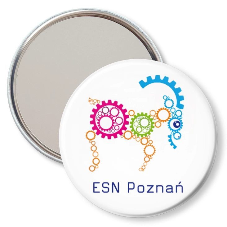 przypinka lusterko ESN Poznań - Politechnika Poznańska