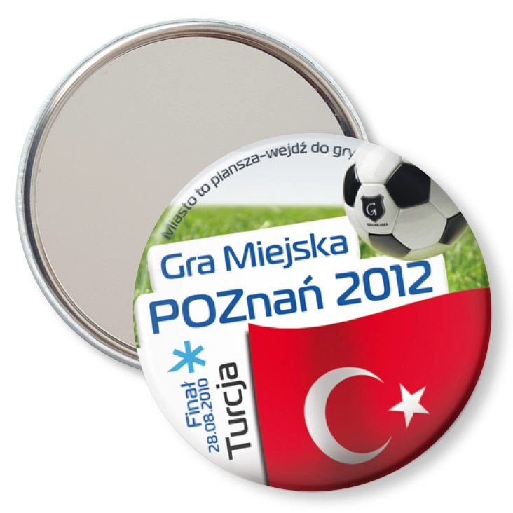 przypinka lusterko Gra Miejska - Poznań 2012 - Turcja