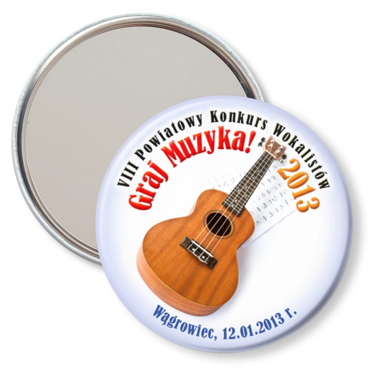 przypinka lusterko Graj Muzyka! 2013