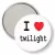 Przypinka lusterko I love twilight