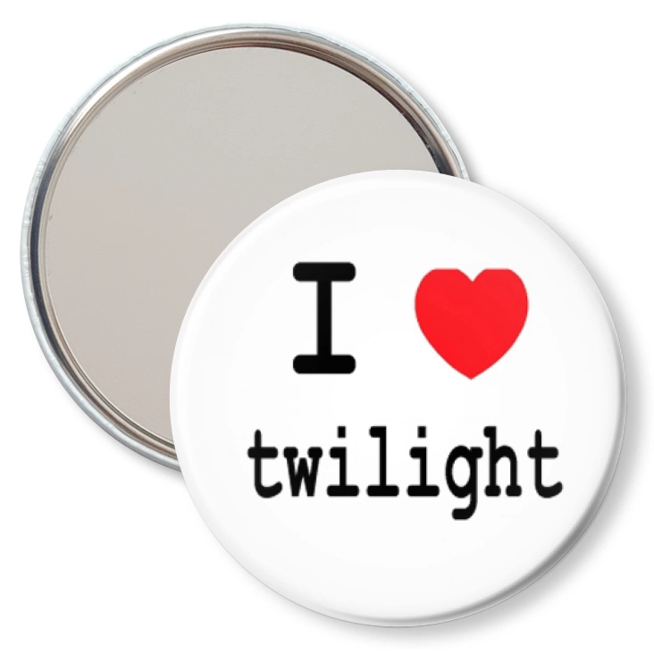 przypinka lusterko I love twilight