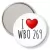 Przypinka lusterko I love WBO 269