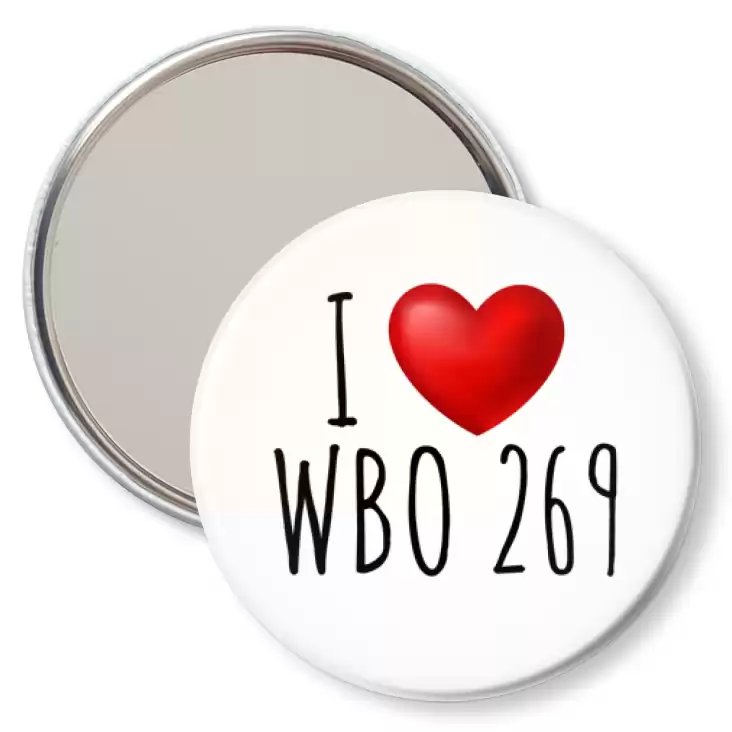 przypinka lusterko I love WBO 269