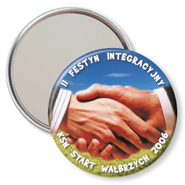 przypinka lusterko II Festyn Integracyjny