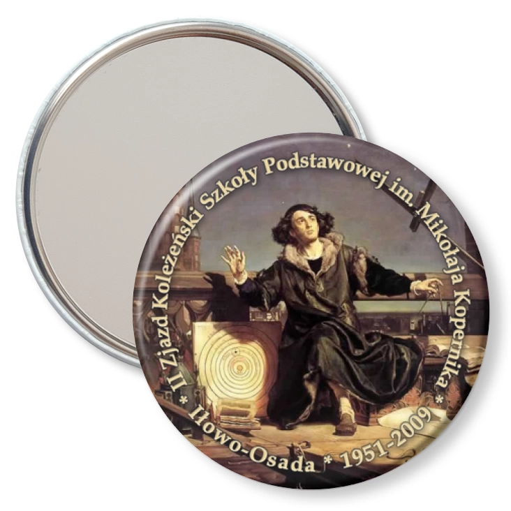 przypinka lusterko II Zjazd Koleżeński Iłowo 2009