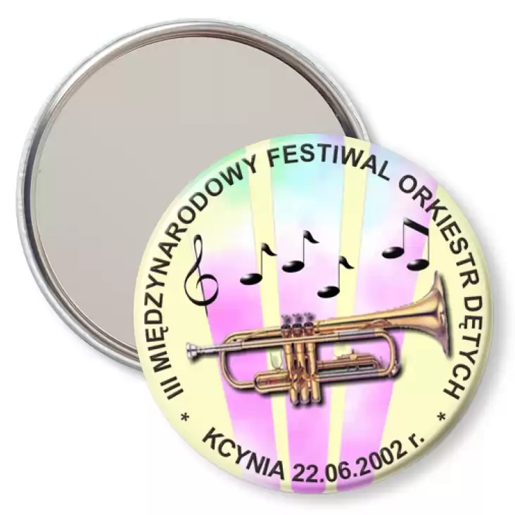 przypinka lusterko III Międzynarodowy Festiwal Orkiestr Dętych