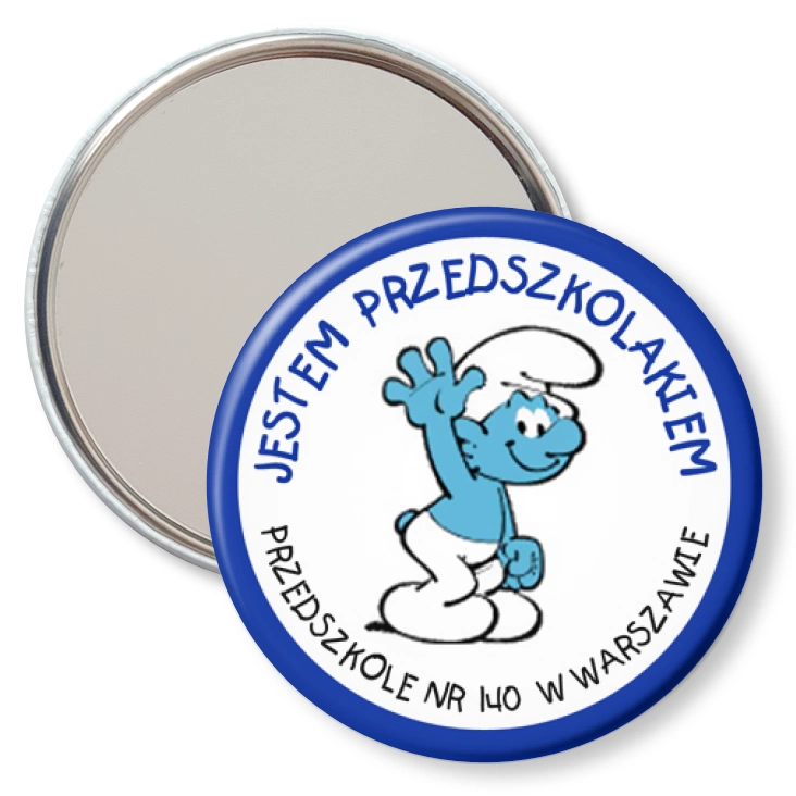 przypinka lusterko Jestem Przedszkolakiem