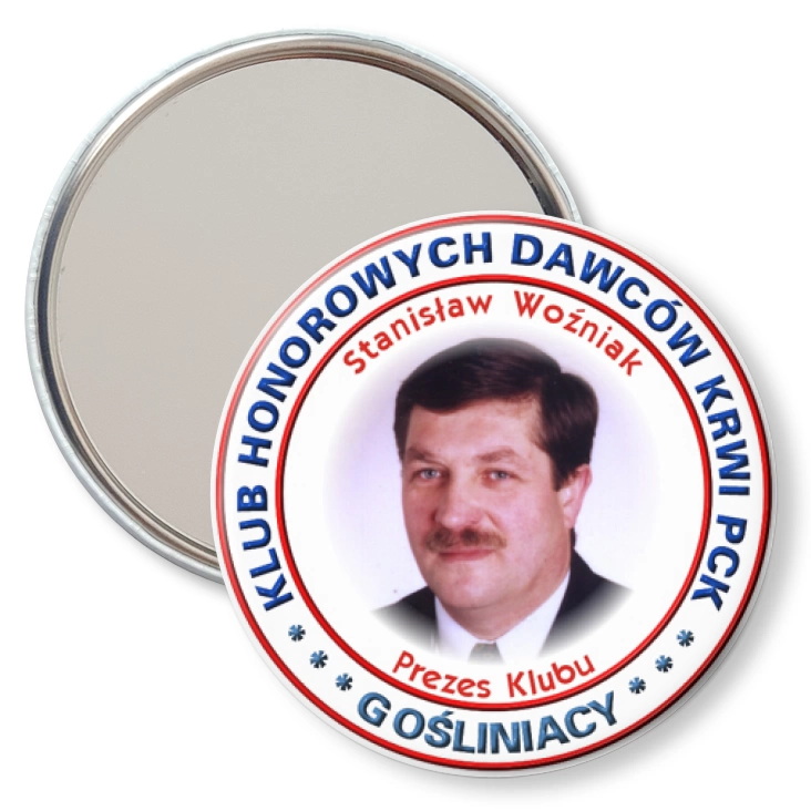 przypinka lusterko Klub Honorowych Dawców Krwi PCK