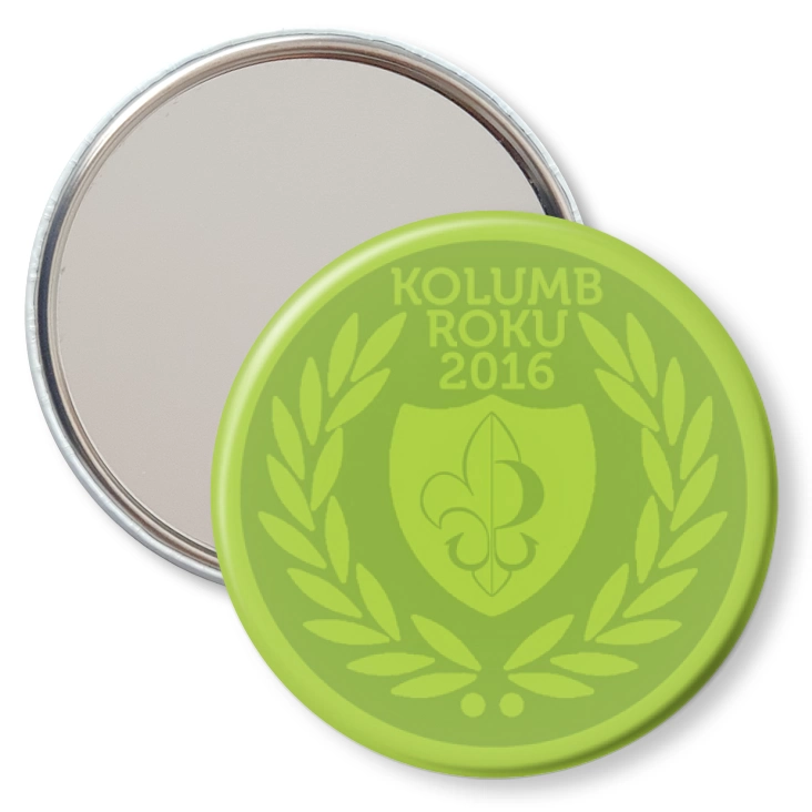 przypinka lusterko Kolumb Roku 2016