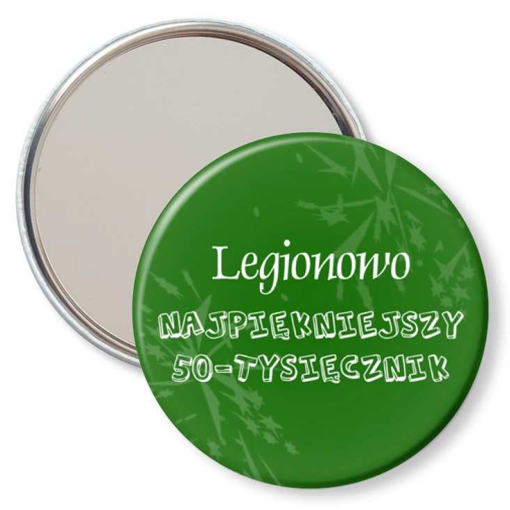 przypinka lusterko Legionowo 50 tys. E