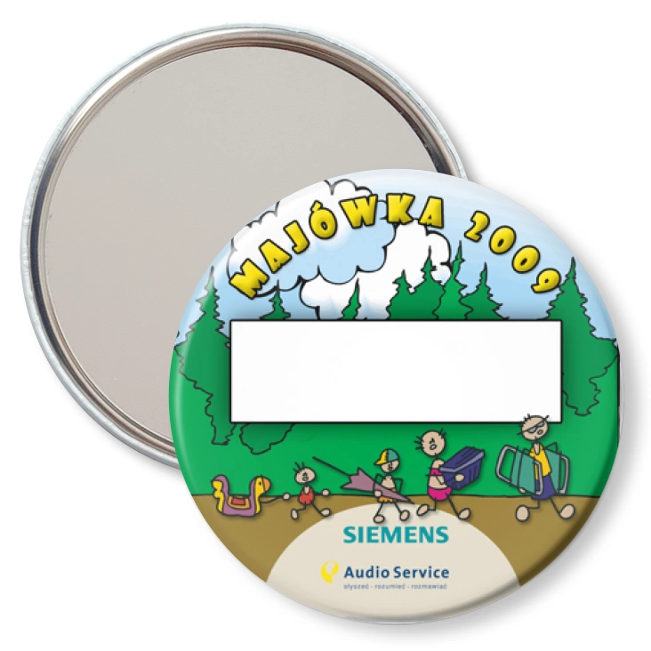 przypinka lusterko Majówka 2009