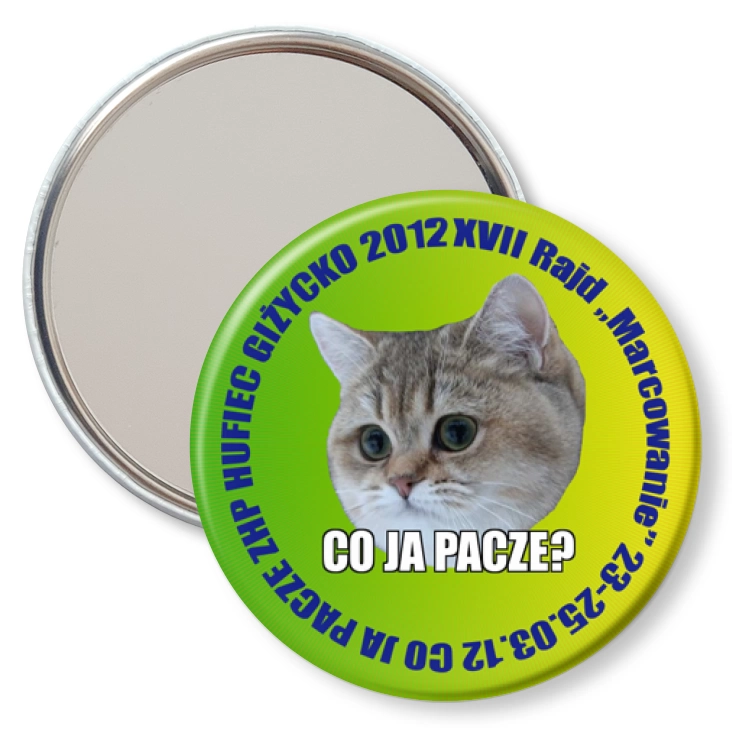 przypinka lusterko Marcowanie 2012