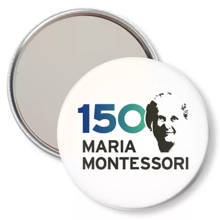 przypinka lusterko Maria Montessori