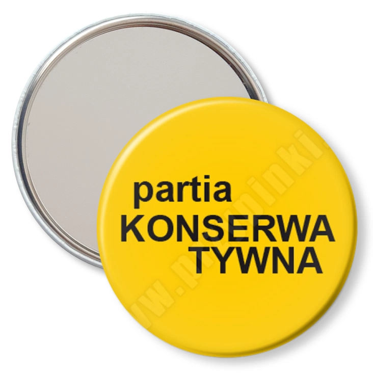 przypinka lusterko Partia konserwatywna