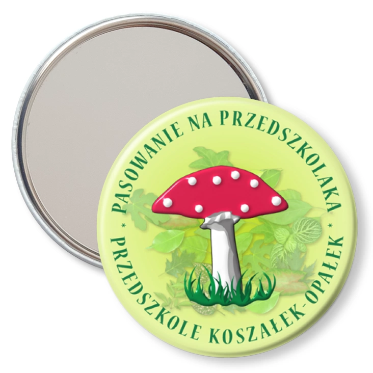 przypinka lusterko Pasowanie na przedszkolaka