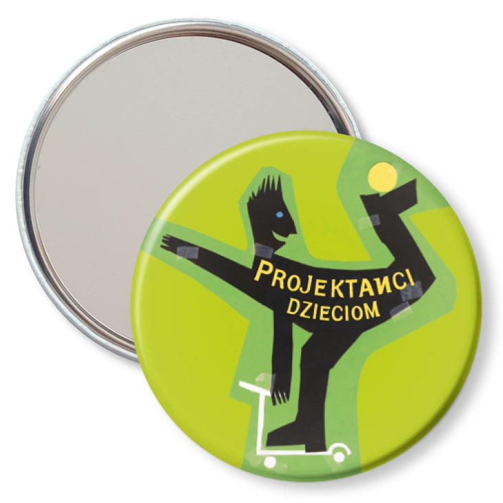 przypinka lusterko Projektanci dzieciom B