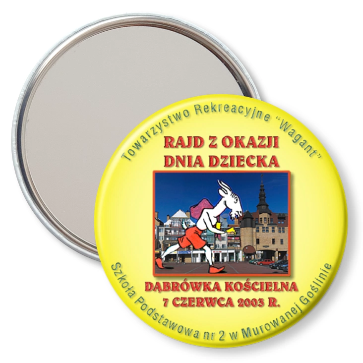 przypinka lusterko Rajd Z Okazji Dnia Dziecka - Dąbrówka Kościelna 