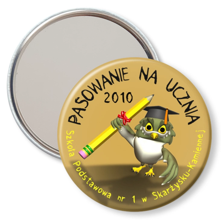 przypinka lusterko SP nr 1 w Skarżysku Kamiennej